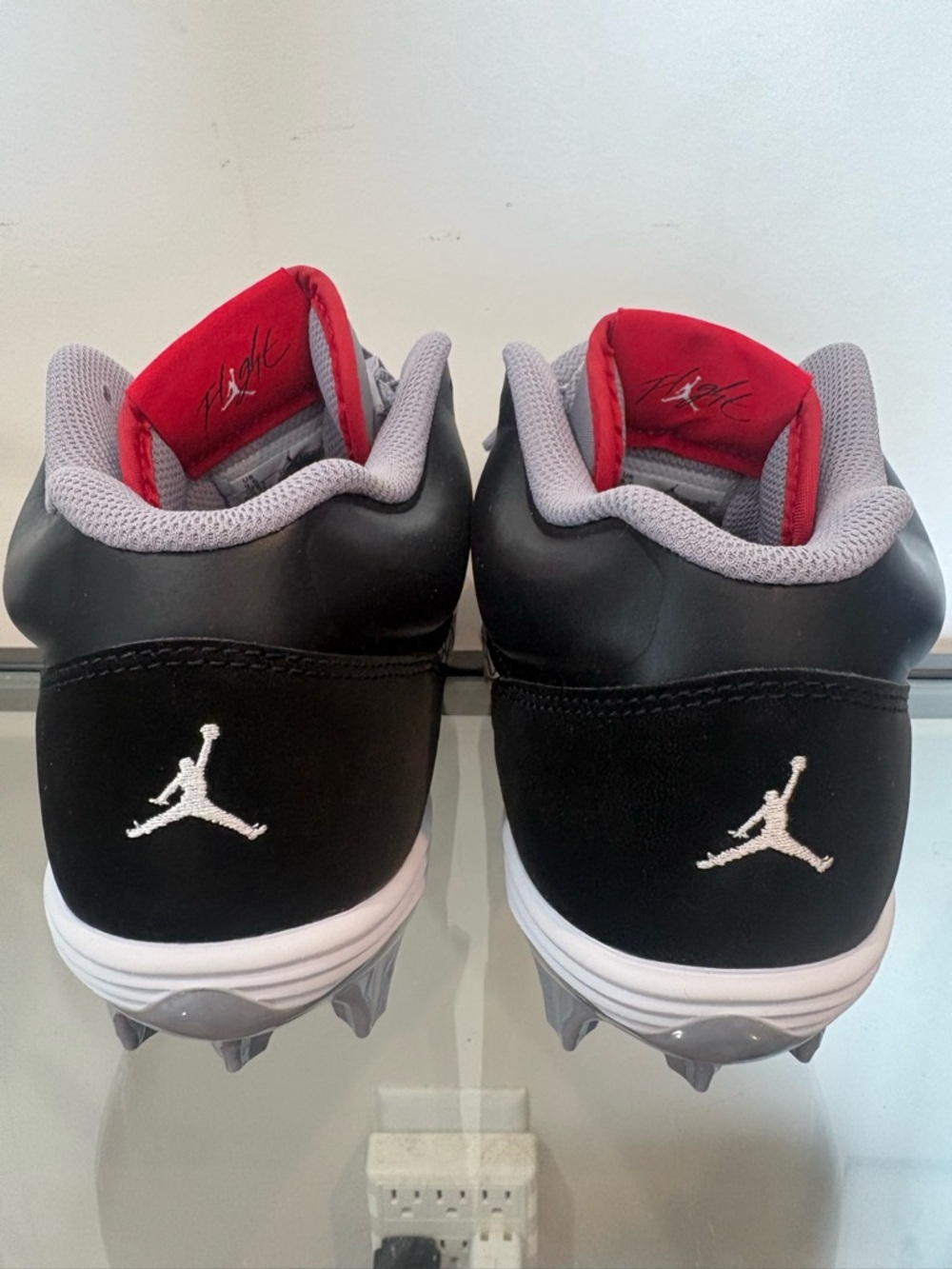 NEW Jordan Stadium 90 Low TD Black Cement Football Cleats HQ0210-060 Mens multip - Picture 3 of 7